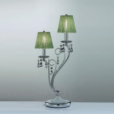 Настольная лампа 301/2L Chrome V330/166/11 IDL Италия  40W 60 см Хром Rossella