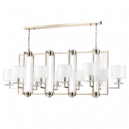 Люстры Crystal Lux NICOLAS SP10 L1300 GOLD/WHITE фото 2