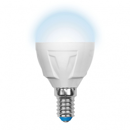 Лампочка светодиодная  LED-G45 7W/NW/E14/FR PLP01WH картон фото 1