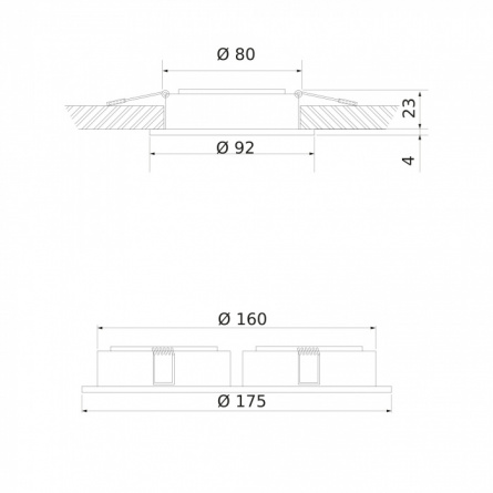 Точечный светильник 1081/1-2 & 1091/1-2 1081/2 фото 2
